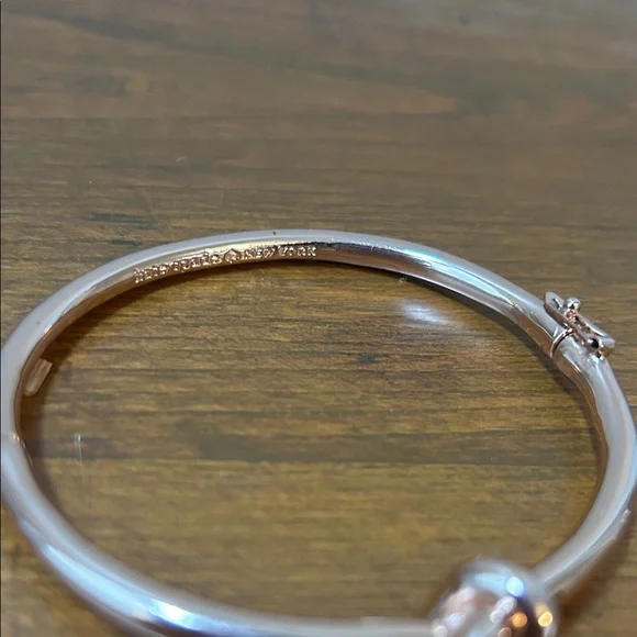kate spade Rose Gold Knot Bangle Bracelet - Picture 3 of 4